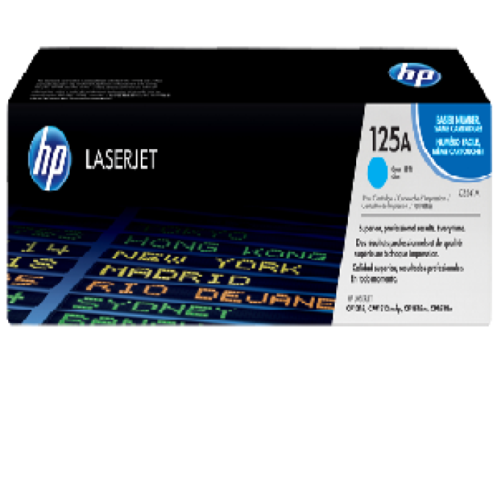 Mực in HP 125A Cyan LaserJet Toner Cartridge (CB541A)